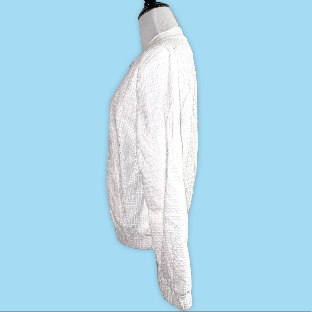 1. State jacket, NWT eyelet bomber jacket ‘at leisure’ in ‘cloud’ size large - Picture 4 of 8